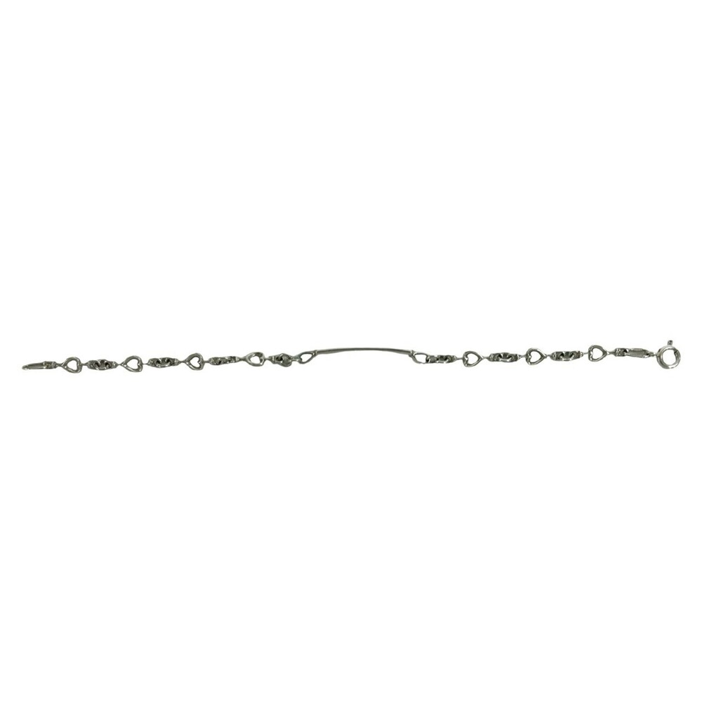 TIFFANY Vintage Silver Heart Charm Bracelet - Picture 7 of 7